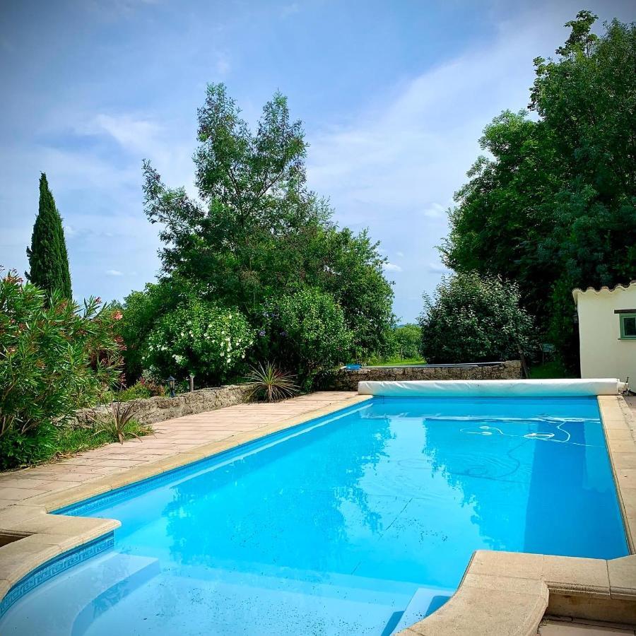 Gite La Canopee A Duras - Piscine Kültér fotó