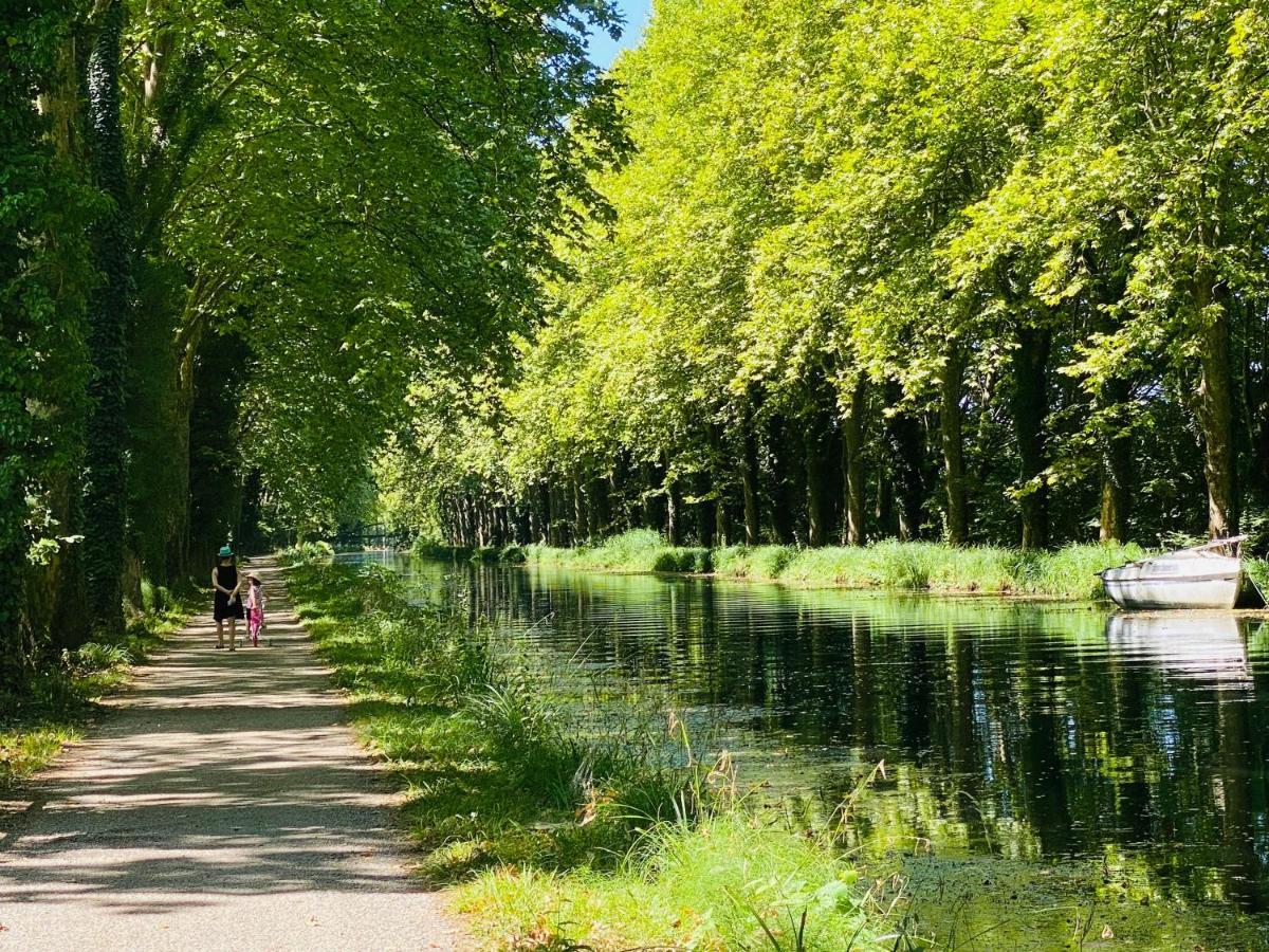 Gite La Canopee A Duras - Piscine Kültér fotó