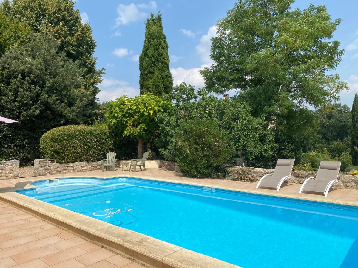 Gite La Canopee A Duras - Piscine Kültér fotó